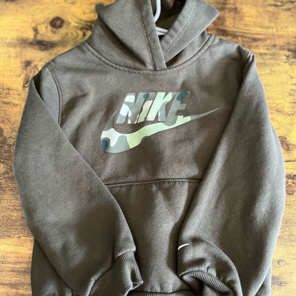 Nike Hoodie with Camo Swoosh